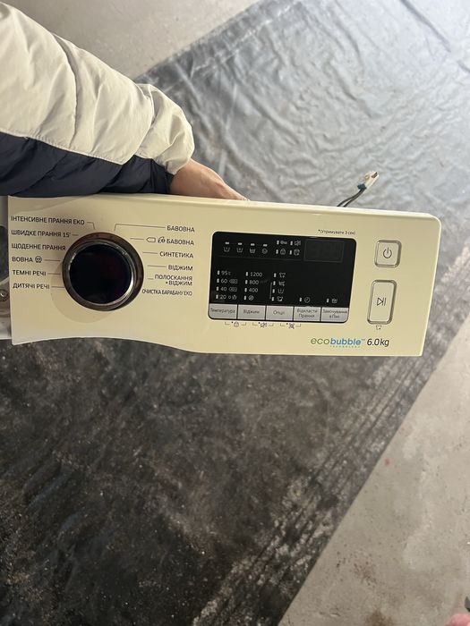 Запчастини для пральної машини Samsung Eco buble 6 кг WW60K42109WDUA
