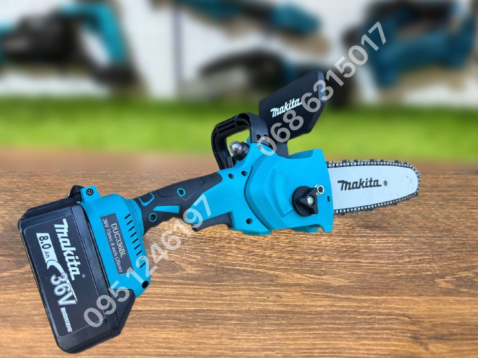 Аккумуляторная мини пилка Makita DUC336BL 36V 8Ah садовая пила 2 цепи