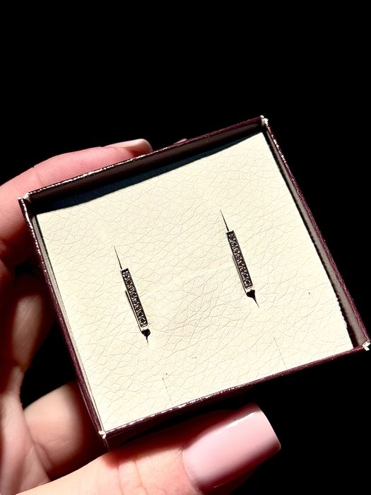 Сережки з діамантами