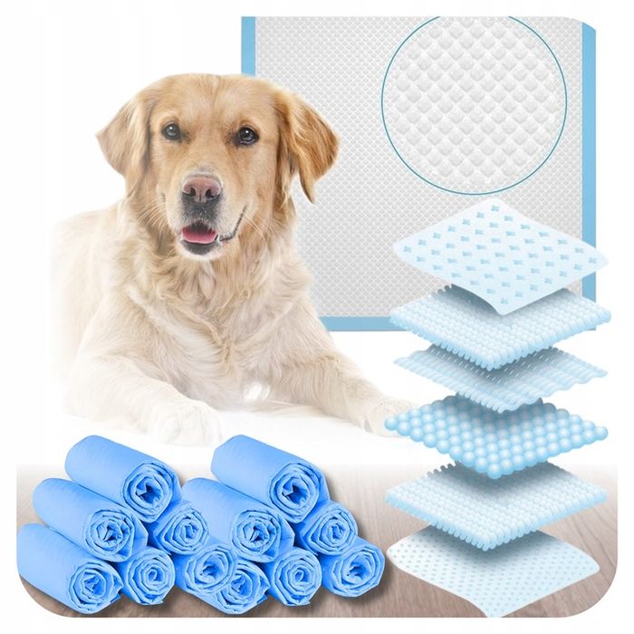 Podkłady Higieniczne Maty Dla Psa Nauka Sikania Xl 90x60 Cm Grube 50 S