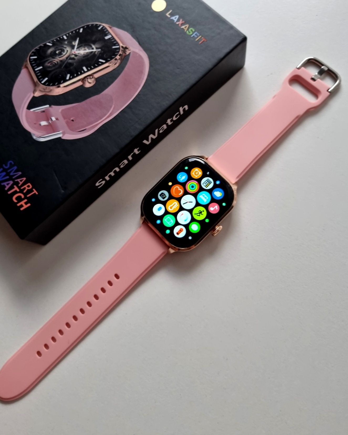 Smartwatch różowy damski
