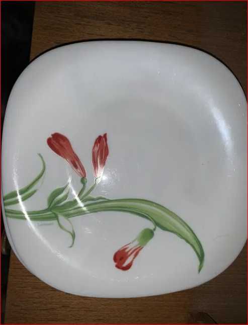 Блюдо стекло и тарелки