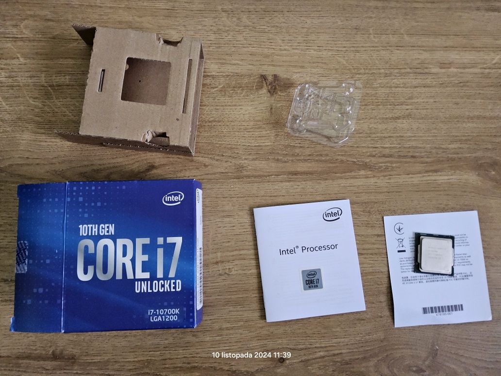 Procesor INTEL i7 10700K   3,8GHz  LGA1200