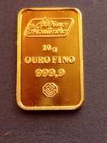 1 barra de ouro 999,9 nova de 10 grs. Albino Moutinho