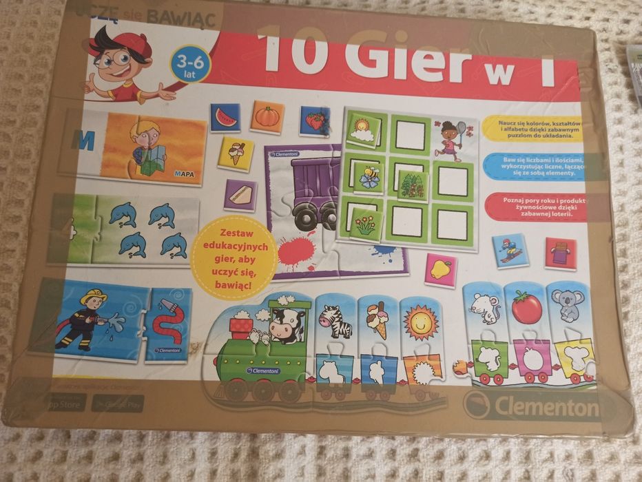 Clementoni 10 gier w 1, uczę się bawiąc