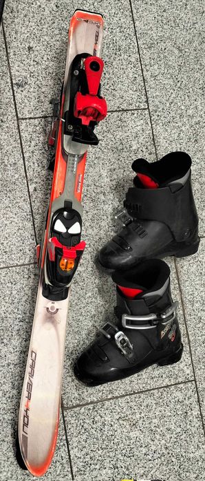 Narty dziecięce (88 cm) wraz z butami (240mm)