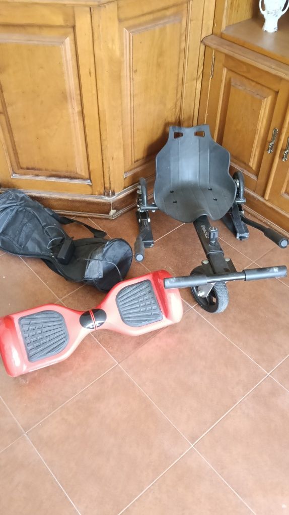 Hoverboard com carrinho e estojo