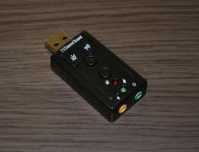USB Звуковая карта внешняя звук 7.1