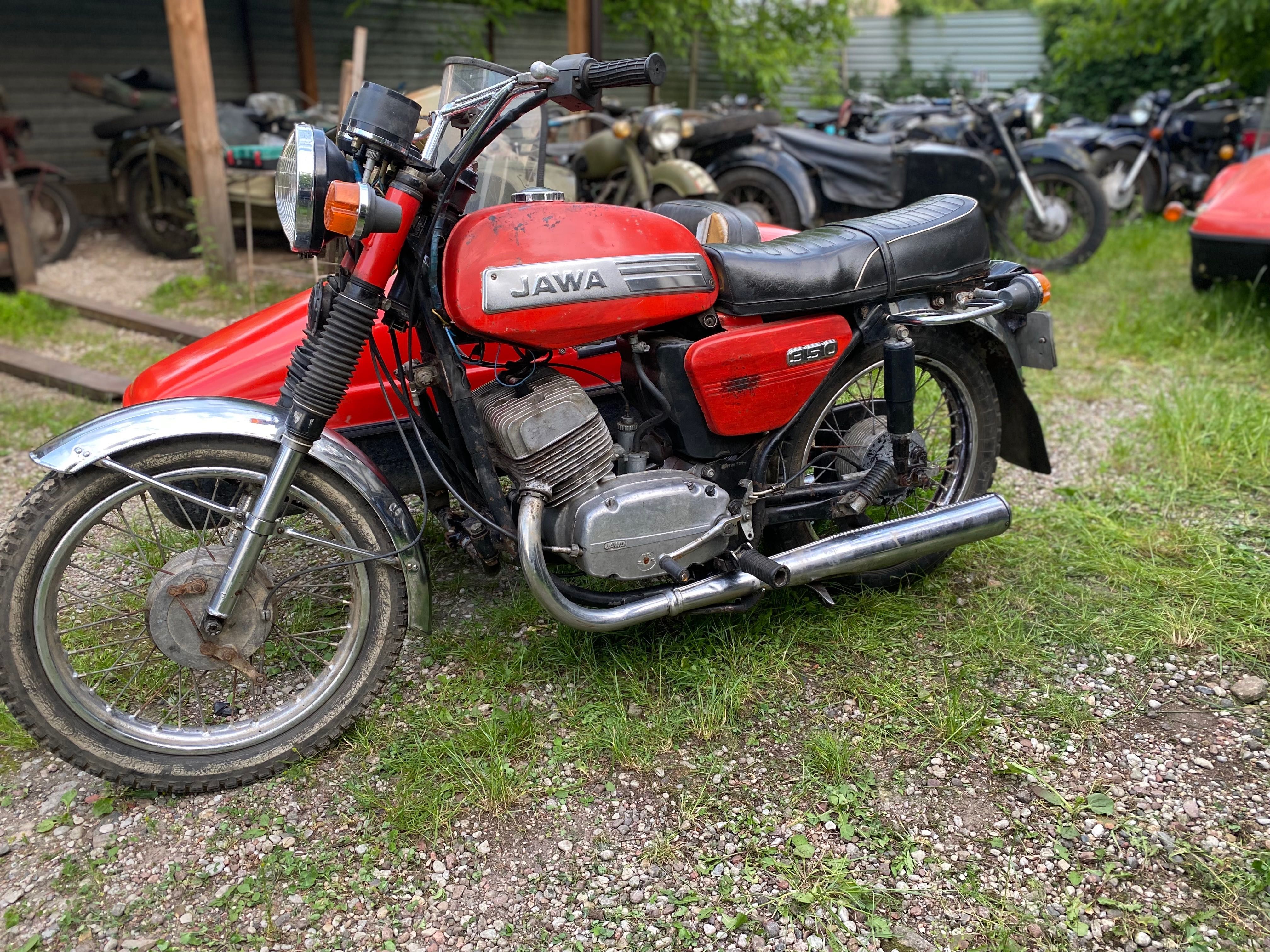 Jawa 350 z wózkiem bocznym zarejestrowana w Polsce / jawa velorex