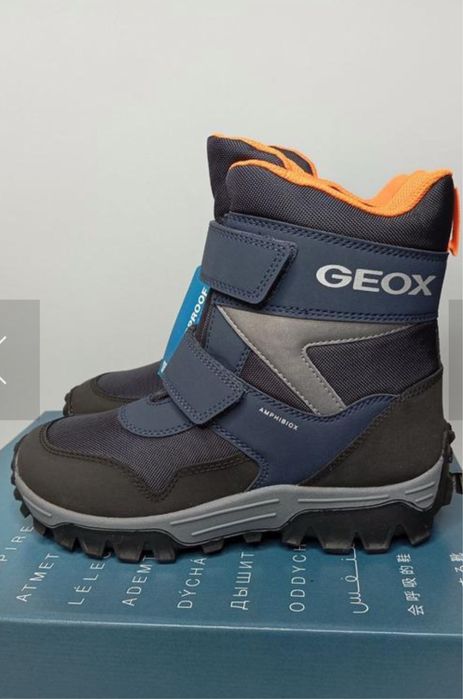 Дитячі зимові черевики Geox Himalaya, чоботи 35 р хлопчику