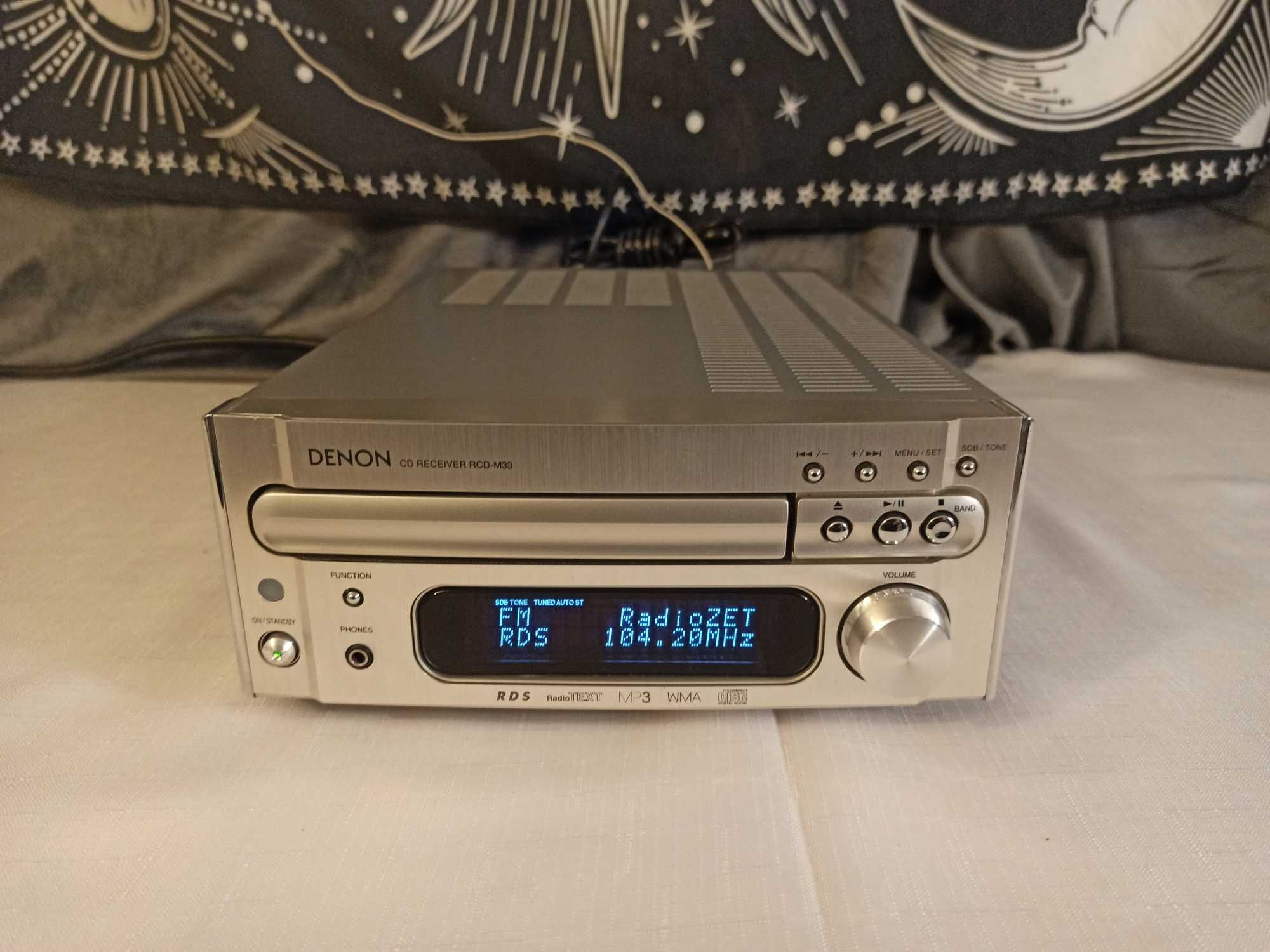 Amplituner z odtwarzaczem CD DENON RCD-M33 miniwieża