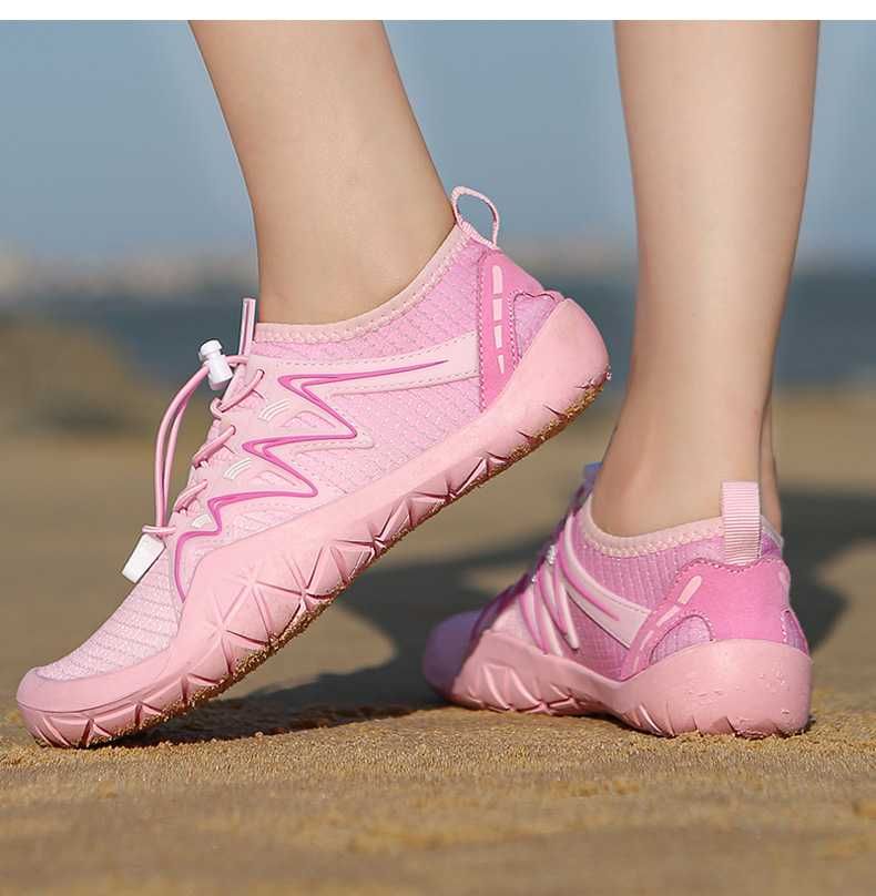 Buty do wody na plaże kamieniste kajak 37 różowe