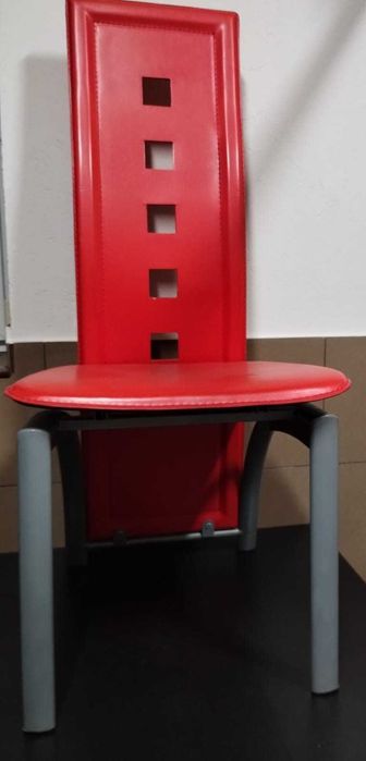 Stół rozkładany duży 175/260x95  kolor wenge + 6 krzeseł