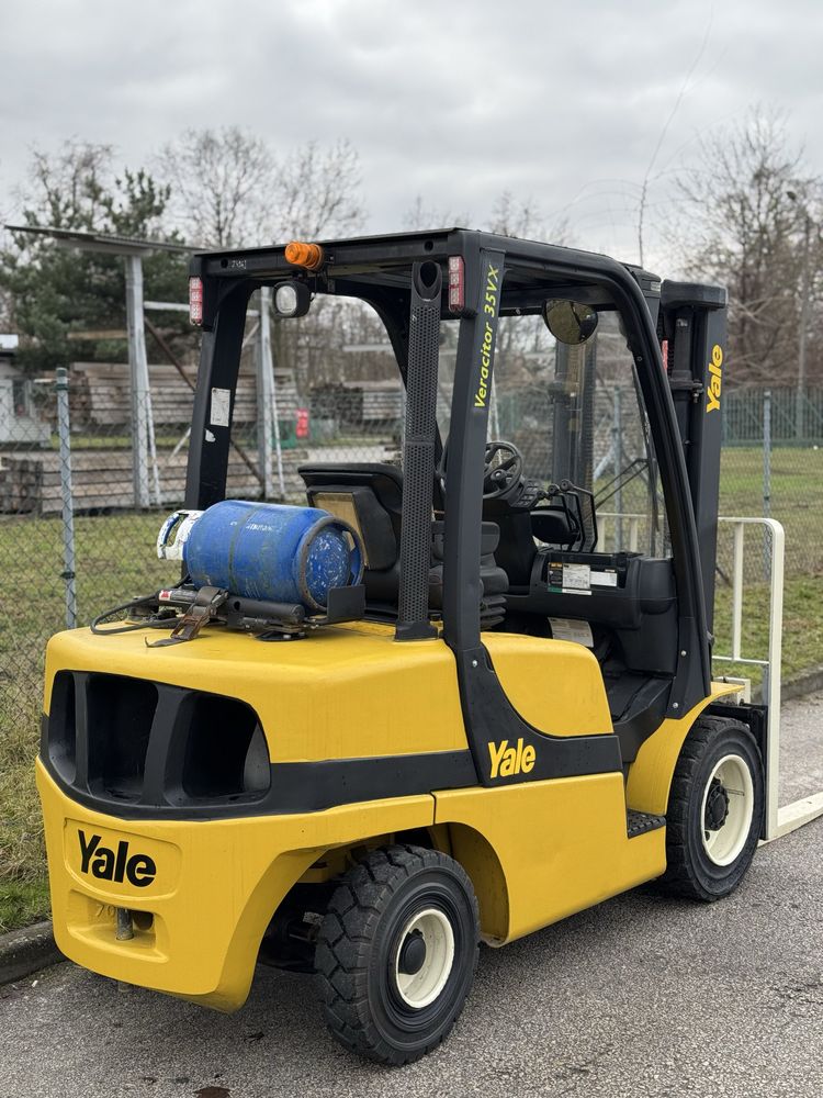 YALE [2012] wózek widlowy 3000kg przesuw LPG KSIAZKA UDT PRZESUW