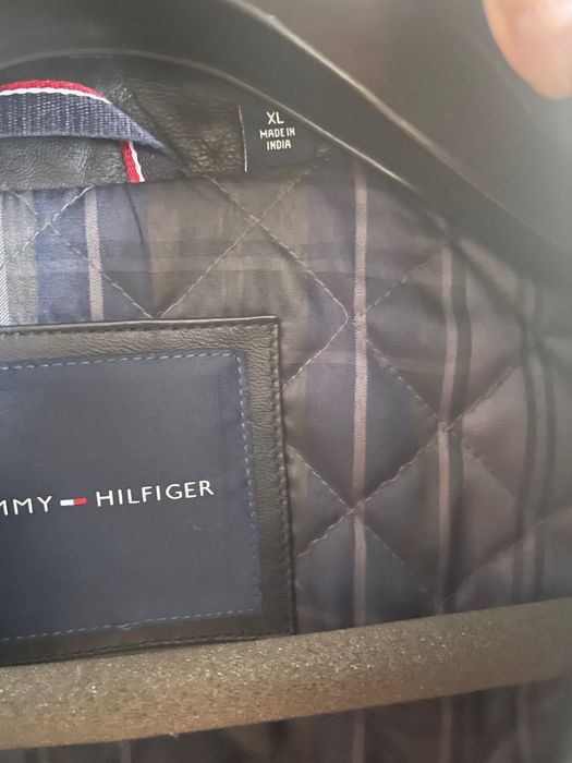 Мужская кожаная куртка Tommy Hilfiger