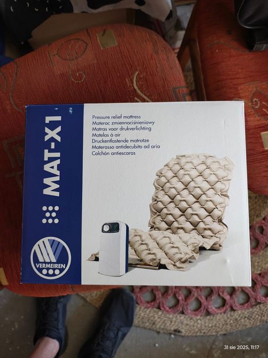 Materac zmiennociśnieniowy przeciwodleżynowy