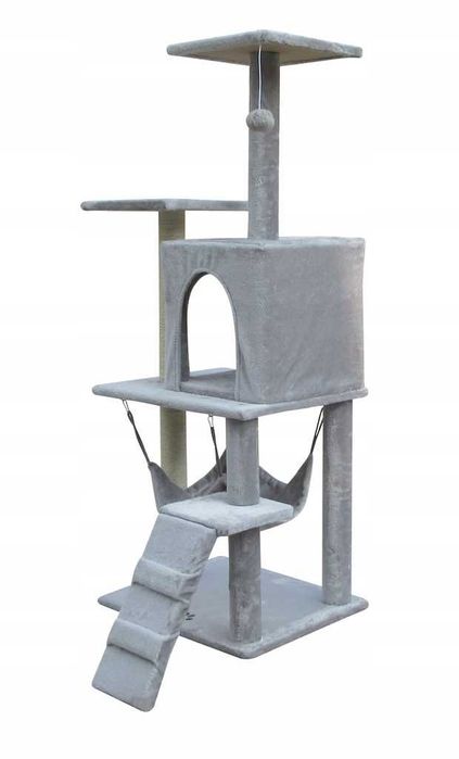 NOWY Drapak Dla Kota Legowisko Domek Budka Solidny Duży XXL Wysoki