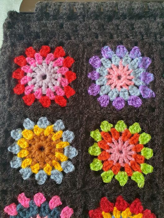 Mala de croché - artesanal - NOVA