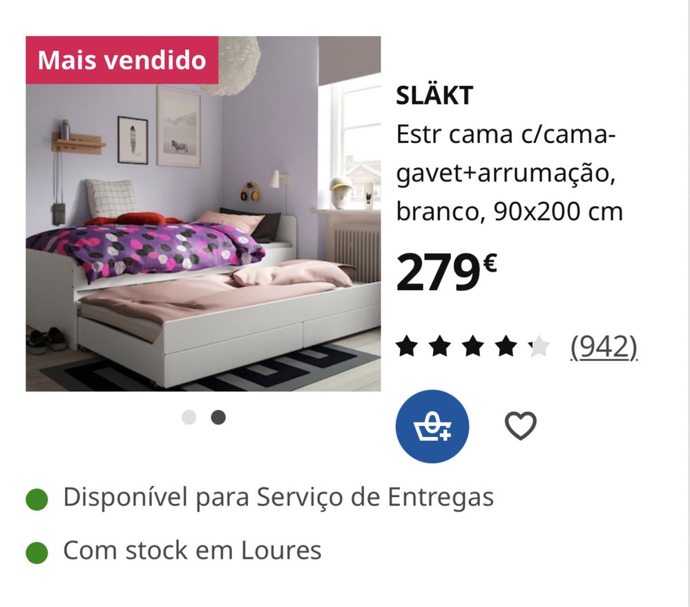 Cama Solteiro - Quarto crianca