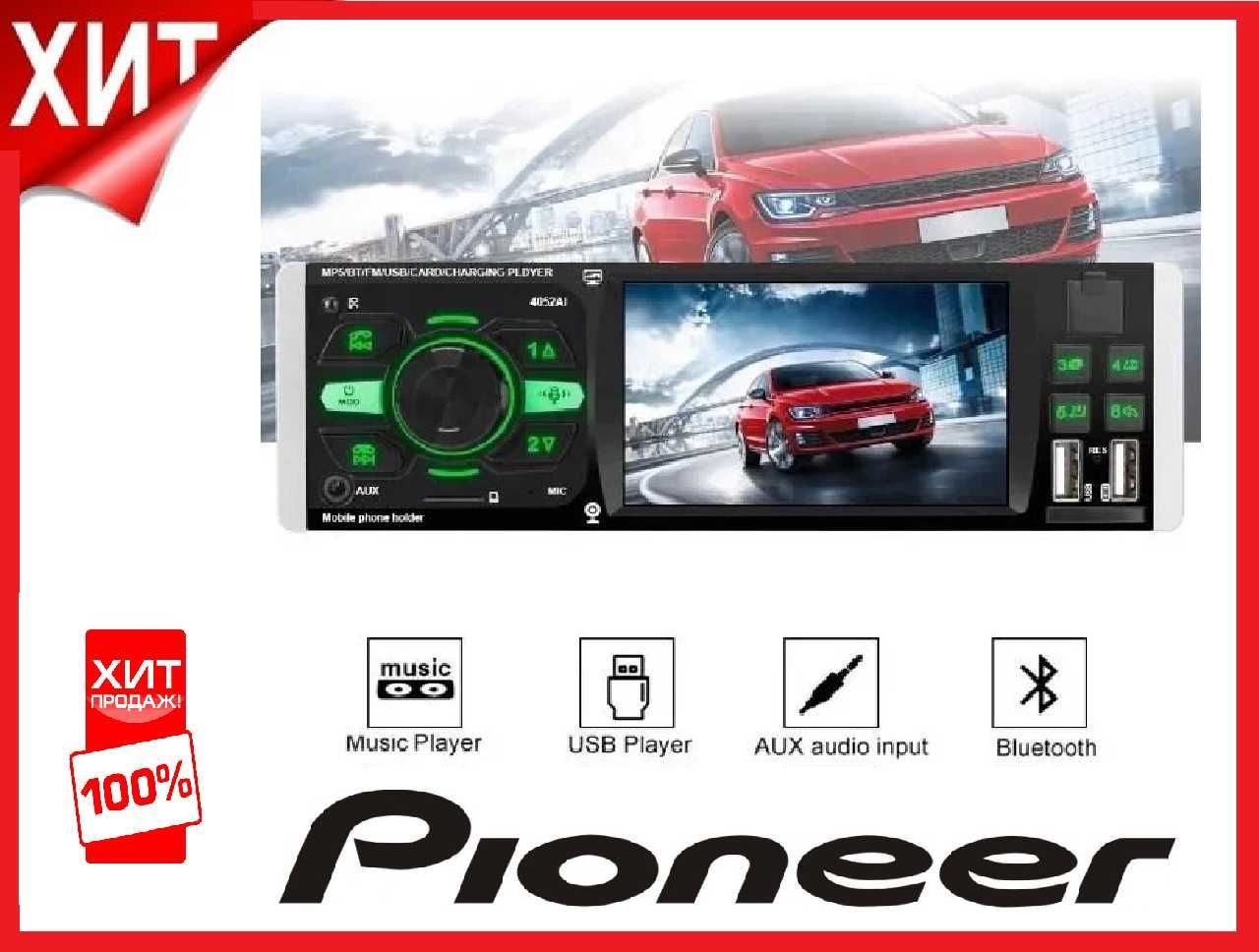 Автомагнитола Пионер 4052AI Bluetooth с 4,1" - DIVX+MP3+USB+SD +ISO