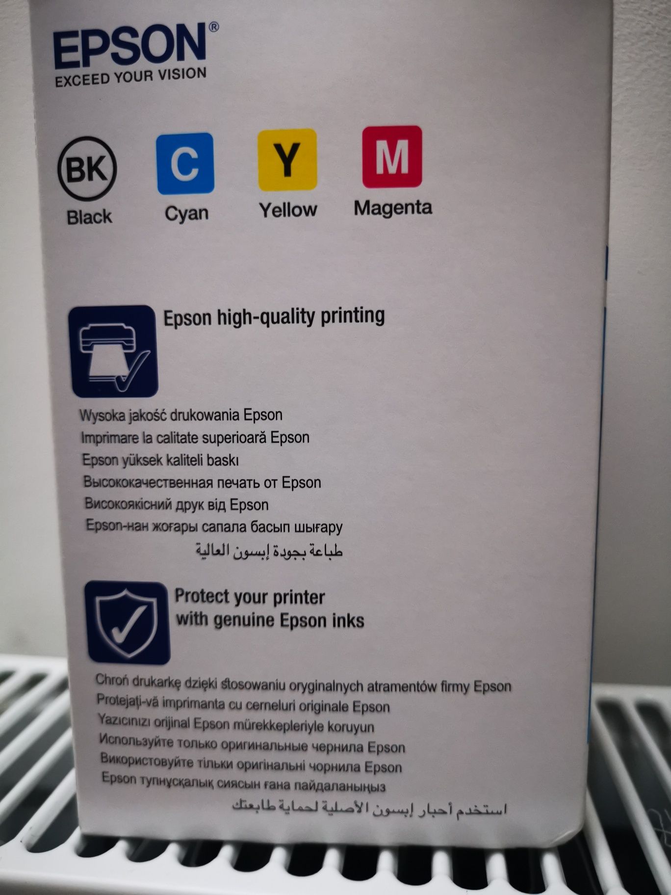 Tusze Epson 101 CMYK do drukarki Epson EcoTank