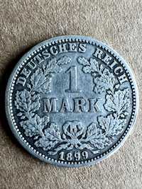 !!Дуже рідка монета!! 1 марка, 1899, Німеччина.
