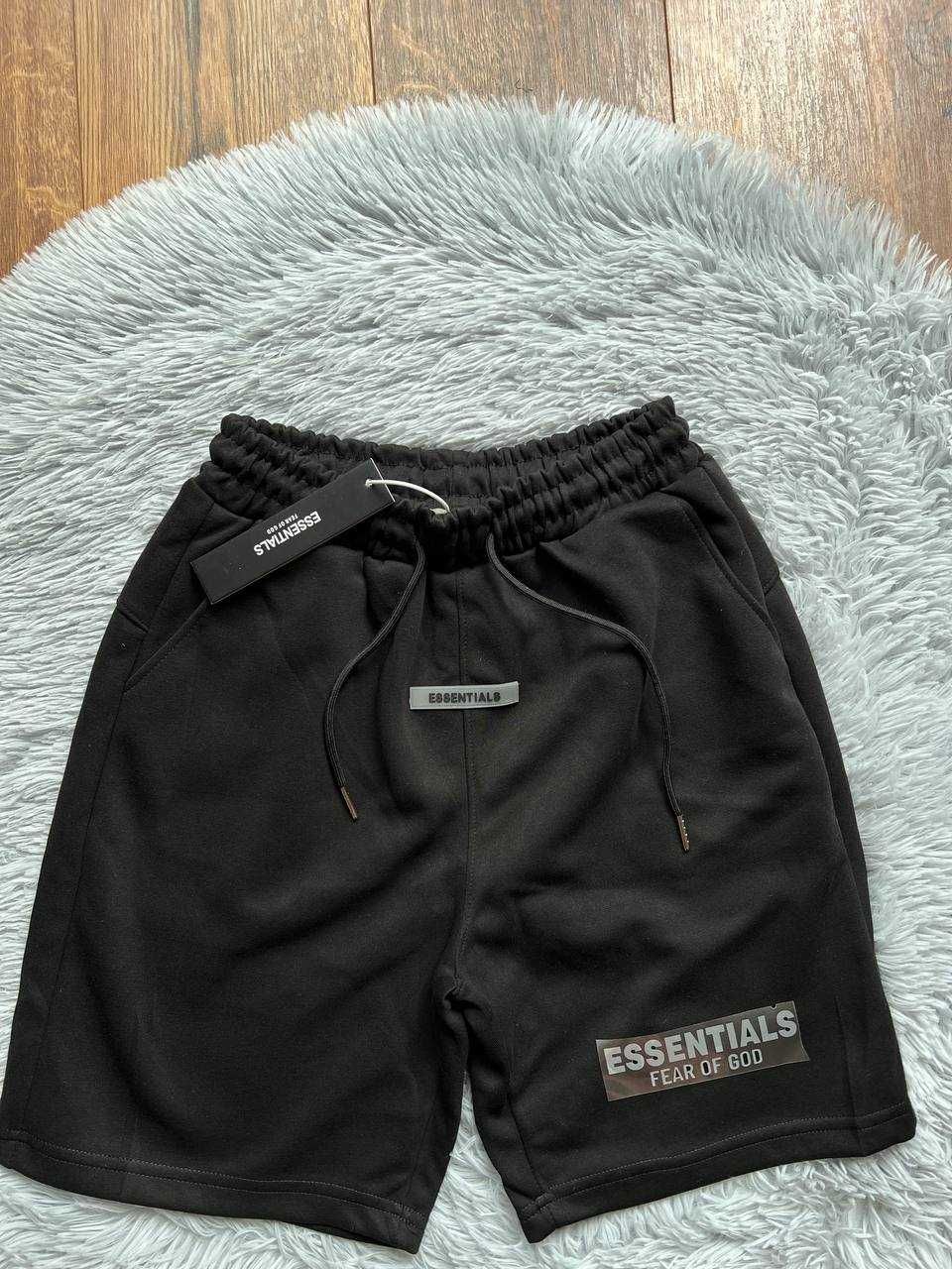 Essentials Szorty Czarne Black