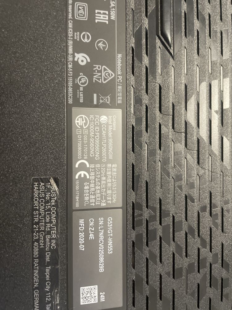 Asus Rog Strix G531GT