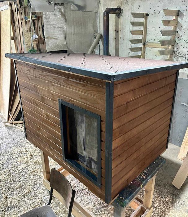 Будка для собаки 75 см | Буда утеплена | Будки для Лабрадора, Пітбуля