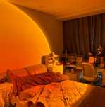 Lampka Projektor Gy Zachód Słońca Sunset Wi-Fi Rgb