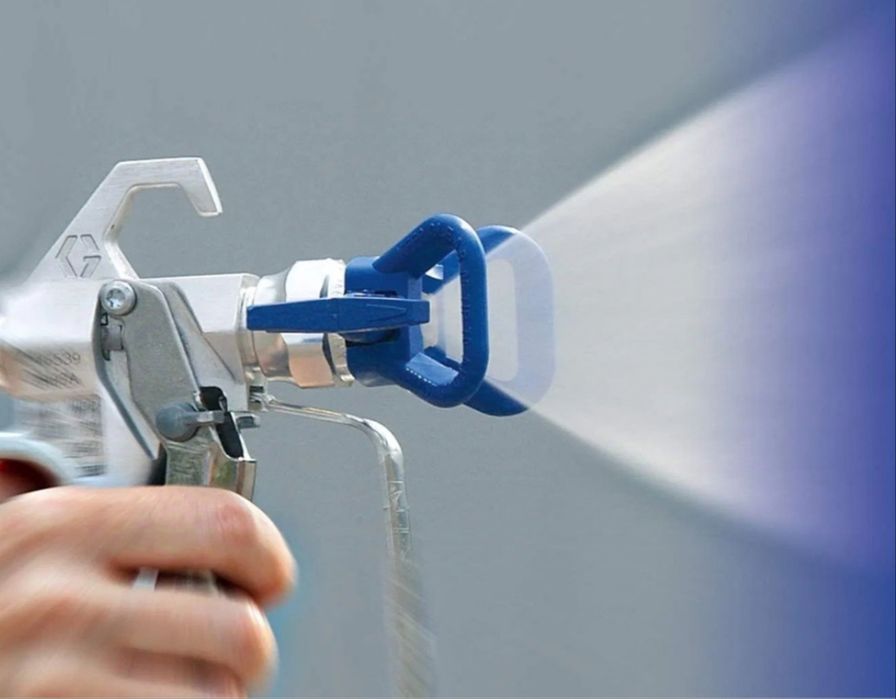 Безповітряне фарбування стін, стелі.Нанесення декоративної штукатурки