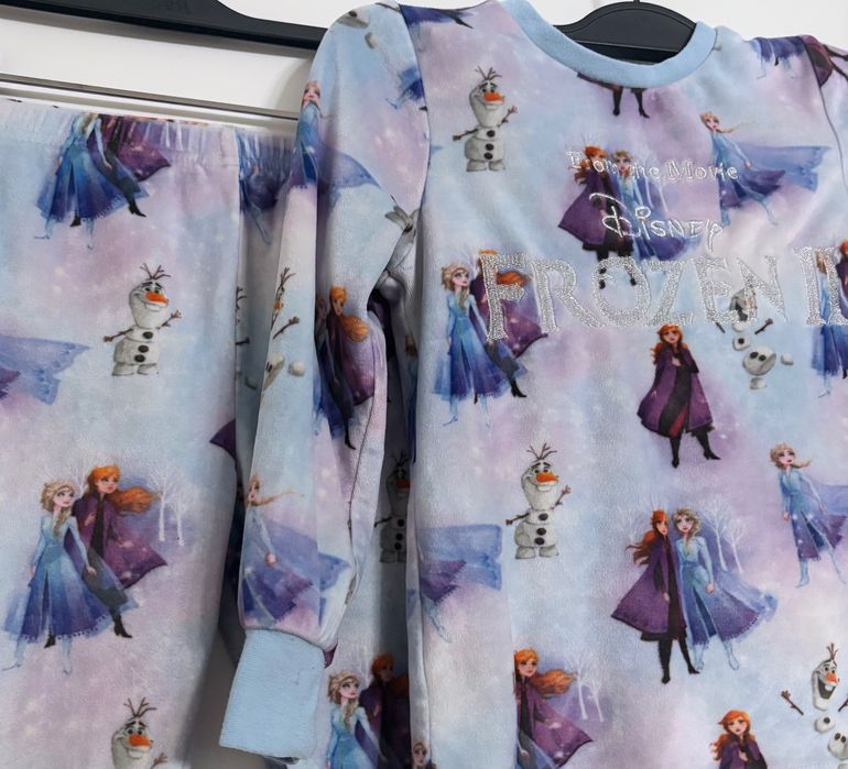 Elza, Elsa, Frozen, Karina Lodu piżama ciepła 98 104