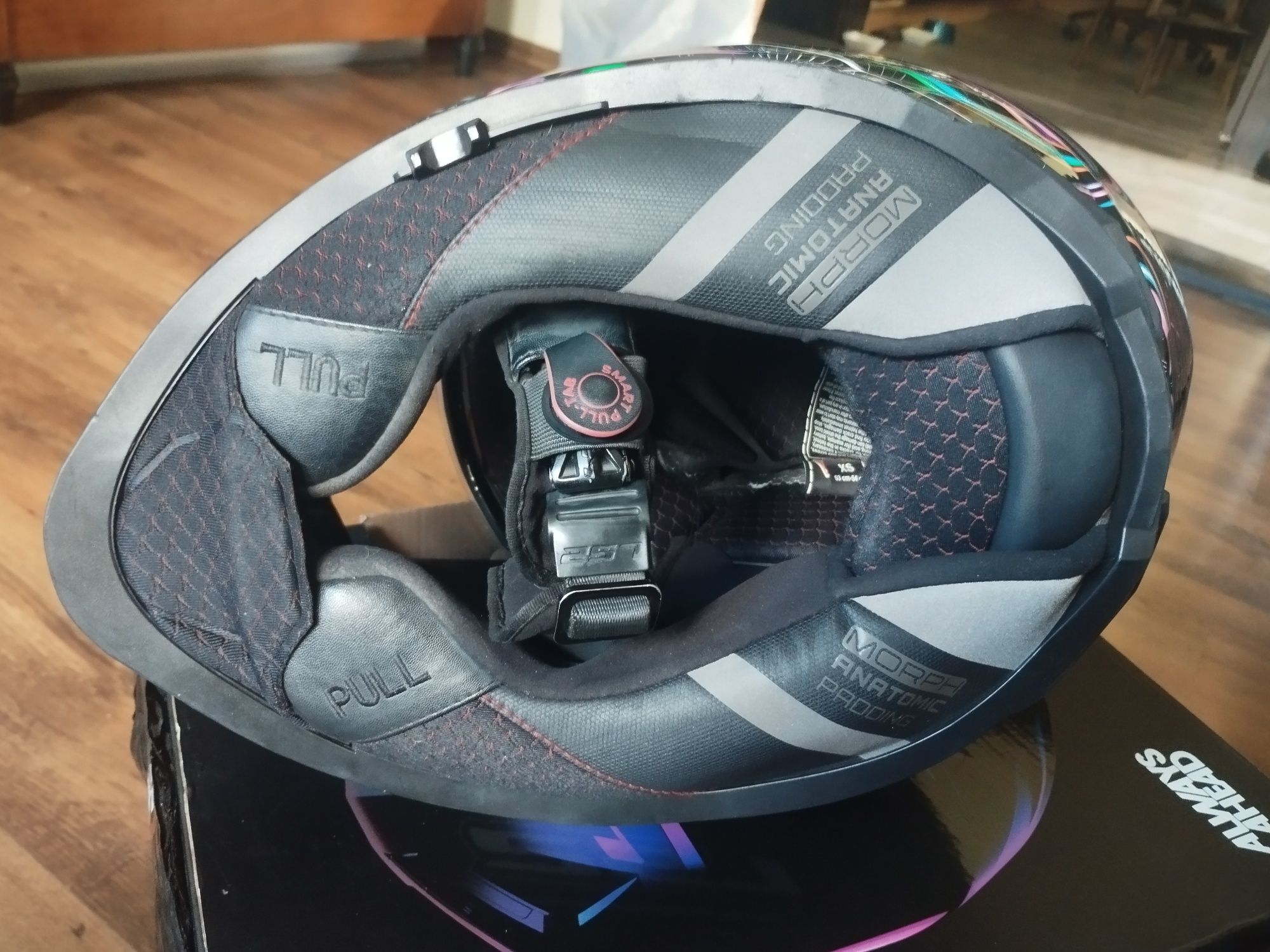 Kask LS2 VECTOR II FF811 XS Tropical Czarny-Biały