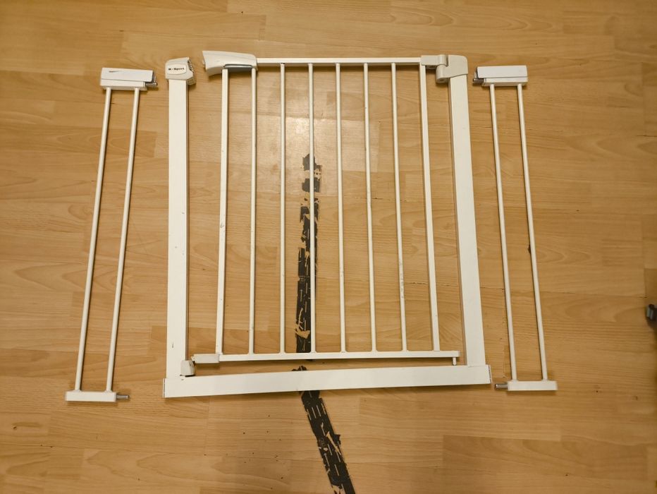 BRAMKA ZABEZPIECZAJĄCA BIAŁA na schody drzwi 79-105 cm rozporowa ochro