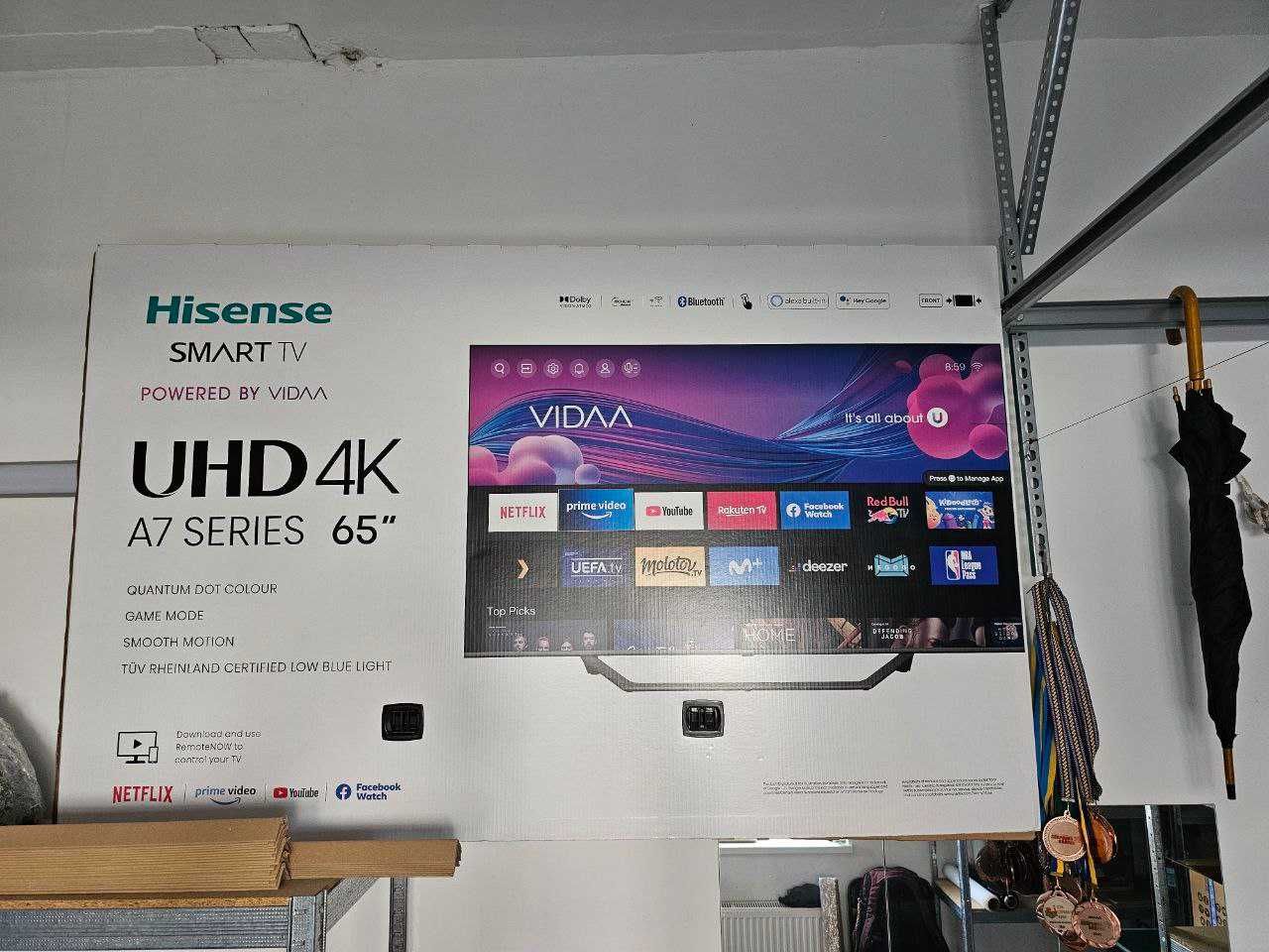 Смарт ТВ - HISENSE A7 Series 65 UHD 4K (65A7GQ)