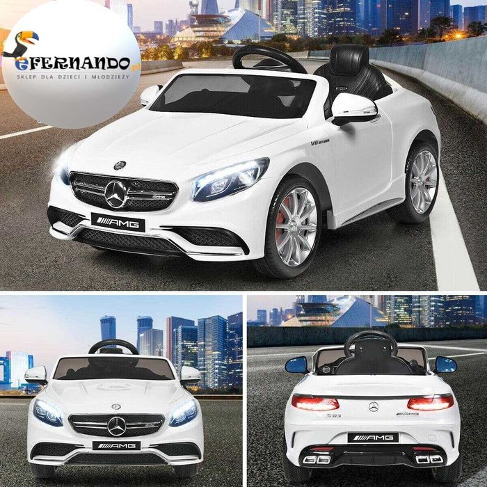 BAWIBUS.PL Auto samochód na akumulator Mercedes S63 AMG samochodzik