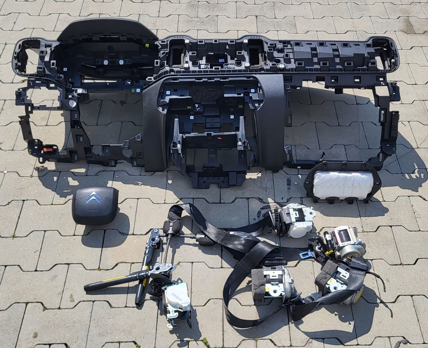 CITROEN C5 AIRCROSS DESKA ROZDZIELCZA KONSOLA PASY AIRBAG ORYGINAŁ