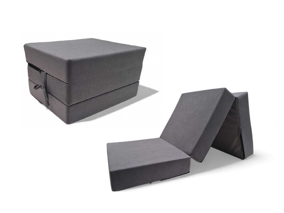 Promocja! Materac składany 80x195 gr.15cm! Pufa Łóżko