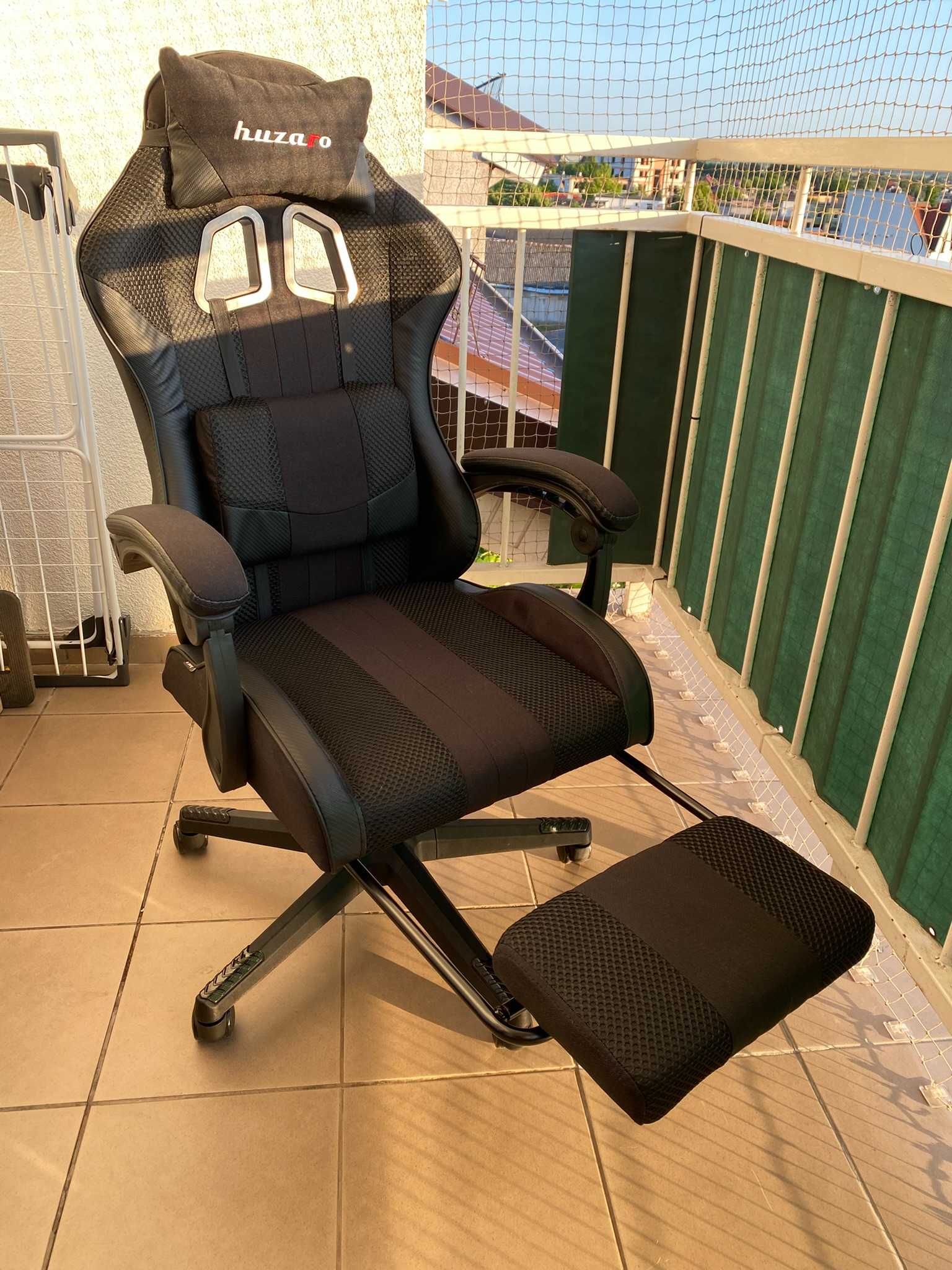 NOWY Fotel Krzesło Gamingowe Huzaro Force 4.7 Carbon Mesh