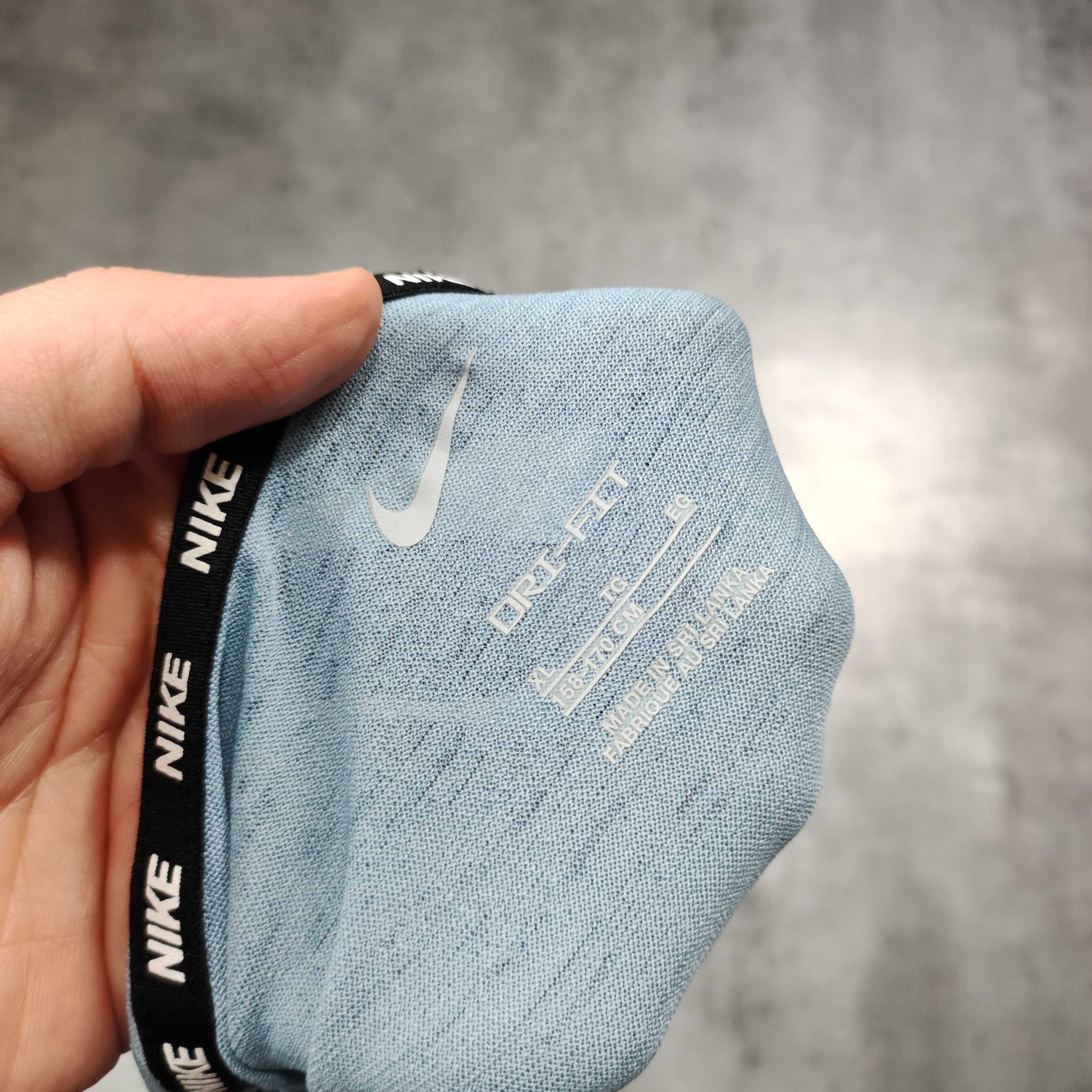 MĘSKA Sportowa Koszulka Dri-Fit Błękitna Nike Lekka Bieganie Running