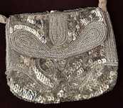 MASSIMO DUTTI Glitter Clutch Night