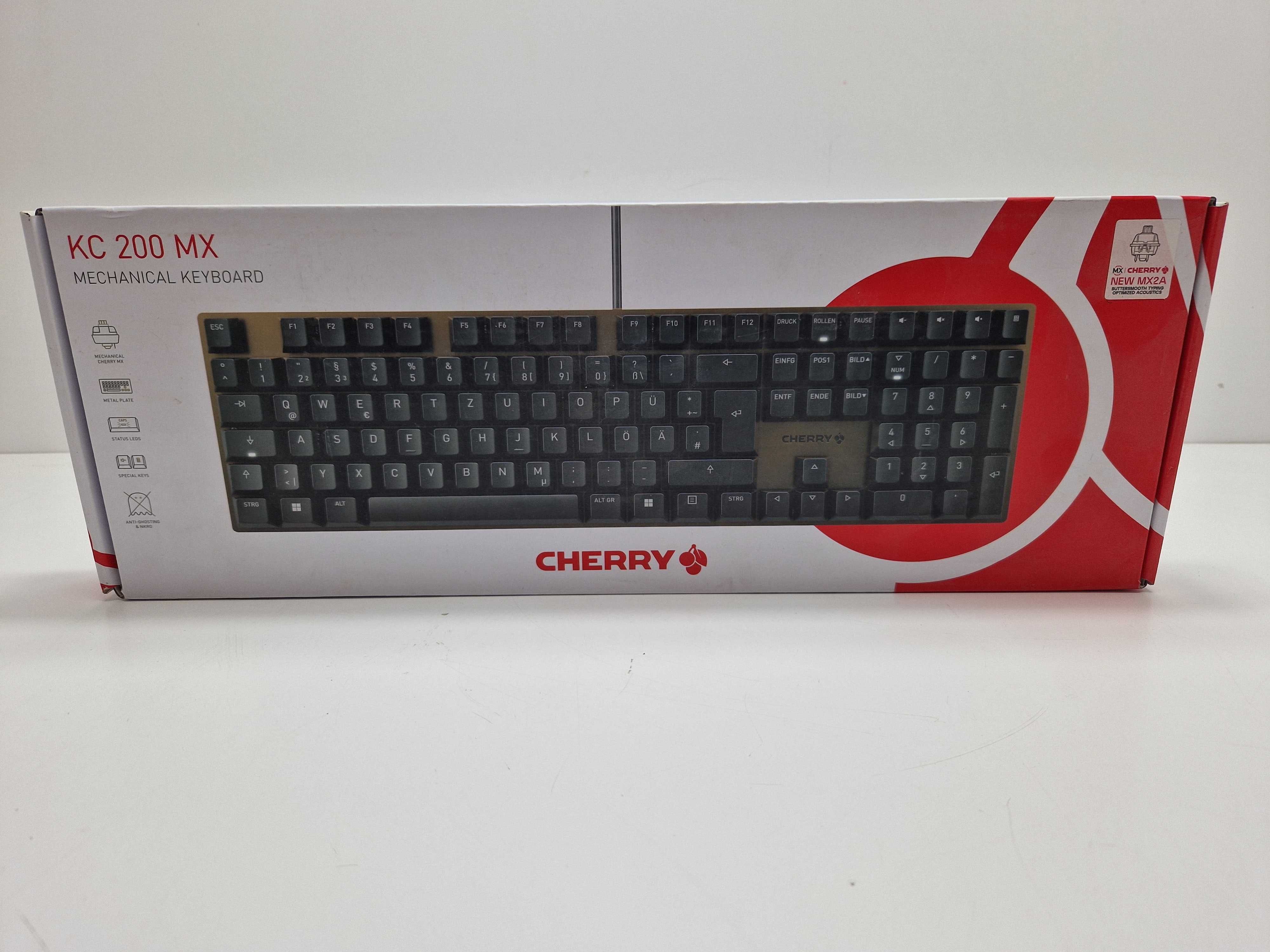 Cherry KC 200 MX, mechaniczna klawiatura biurowa QWERTZ DE