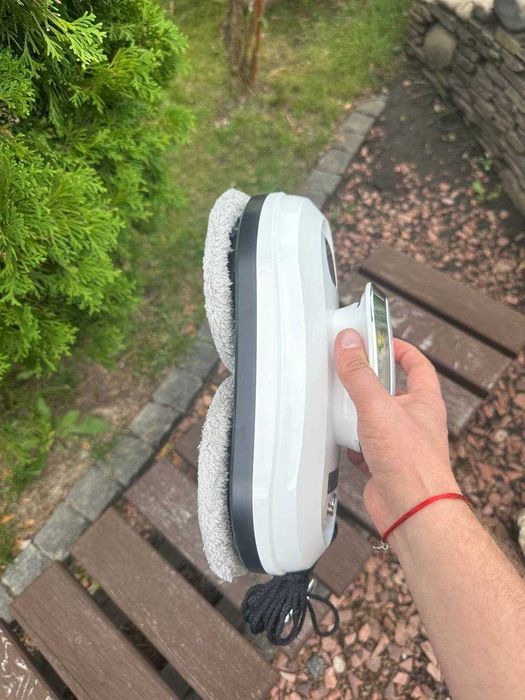 ‼️ Робот для миття вікон на акумуляторі з пультом керування 6 насадок