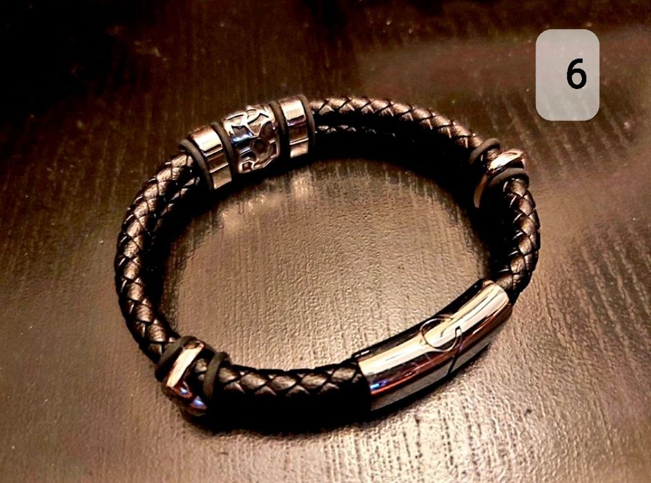 Vendo Pulseiras em Couro Homem