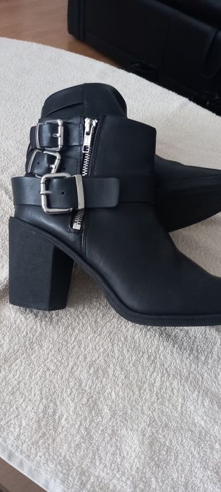 Czarne botki h&m