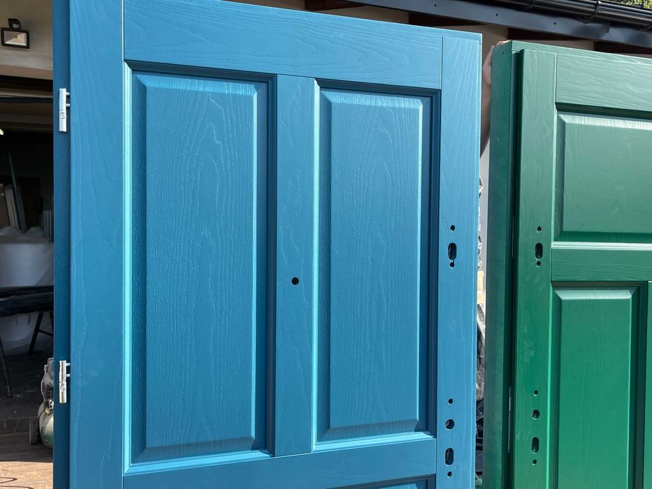 Drzwi drewniane zewnętrzne wewnątrzklatkowe Na wymiar Cała Polska