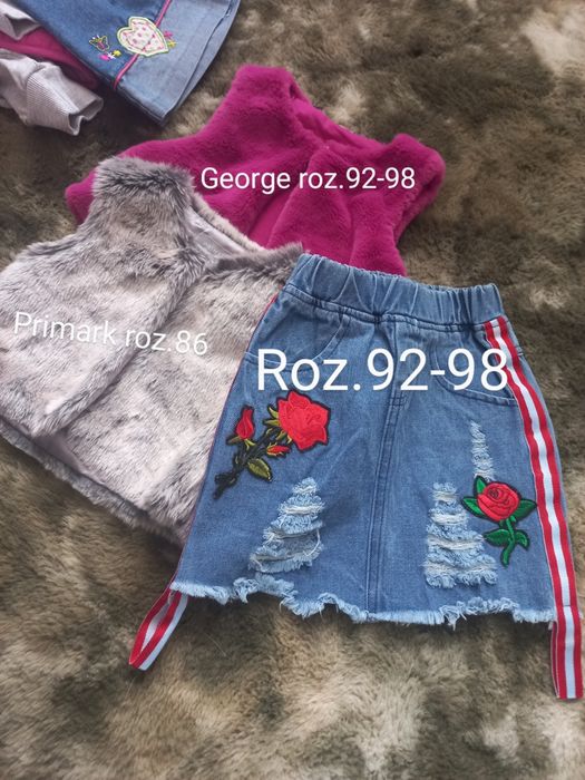 Ubranka dla dziewczynki roz. 86-92-98