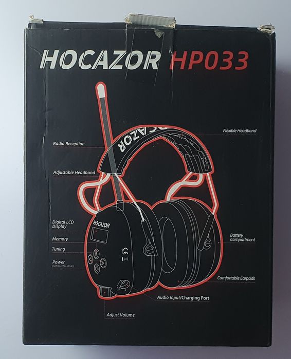 Słuchawki BT HOCAZOR HP033 wyciszające Bluetooth/ Radio