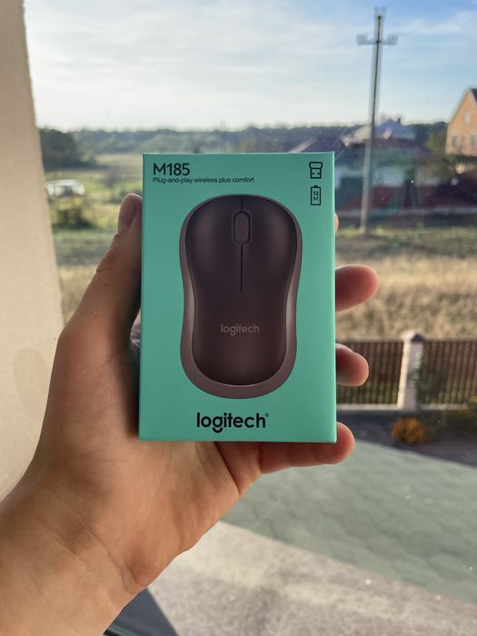Миша бездротова Logitech M185. Є ОПТ!!!