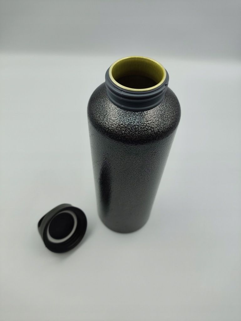 Butelka na wodę bidon aluminiowa kolor grafitowy 750 ml LAKEN